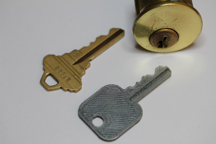 Stock lock key, tumber and 3d printed key