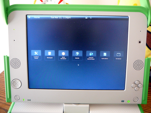 Ubuntu Mobile on an OLPC XO