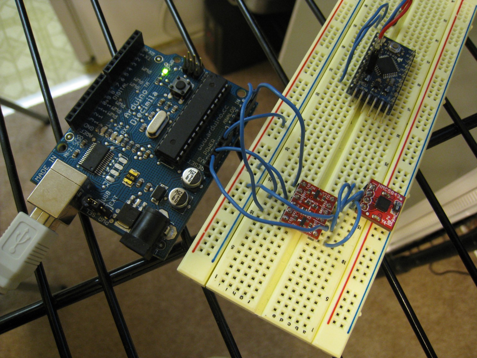 HMC5843 Magnetometer Library for Arduino | eclecticc