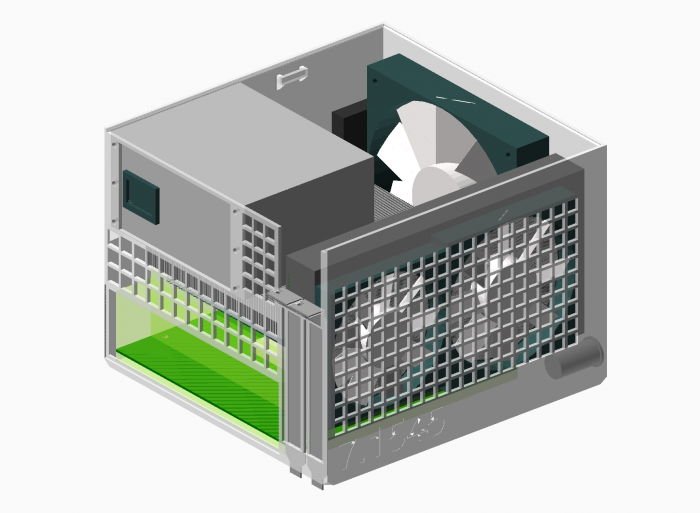 Modeled in OpenSCAD